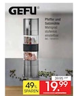 Pfeffer und Salzmühle von Gefu für 19,99 € bei Zurbrüggen im Angebot Pfeffer und Salzmühle von Gefu im aktuellen Zurbrüggen Prospekt