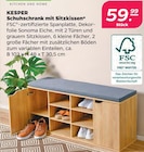 Schuhschrank mit Sitzkissen im Angebot bei Netto mit dem Scottie in Freiberg Schuhschrank mit Sitzkissen Angebote von KESPER bei Netto mit dem Scottie Freiberg für 59,99 €