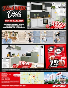 Bohnen im Segmüller Prospekt "BLACK WEEK DEALS" mit 6 Seiten (Mannheim)