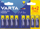 6 piles lr6 longlife power + 2 gratuites - VARTA en promo chez JouéClub Paris à 5,99 €