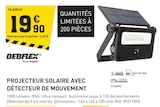 Promo Projecteur solaire avec détecteur de mouvement à 19,90 € dans le catalogue Tout Faire à Boutigny