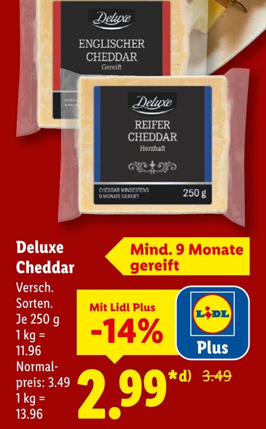 Reifer Cheddar