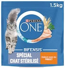 Croquettes Spéciales Chat Stérilisé Poulet - PURINA ONE - Intermarché Express à Saint-Maur-des-Fossés Croquettes Spéciales Chat Stérilisé Poulet - PURINA ONE en promo chez Intermarché Express Saint-Maur-des-Fossés à 2,72 €