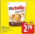 Nutella biscuits im Angebot bei WEZ in Bad Oeynhausen Nutella biscuits Angebote von Ferrero bei WEZ Bad Oeynhausen für 2,79 €