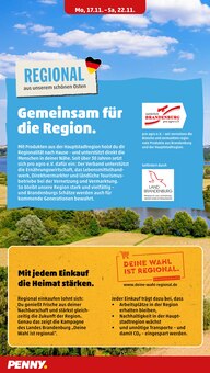 Gurken Angebot im Penny Prospekt, gültig von 17.11.2025 bis 23.11.2025 Gurken Angebot im aktuellen Penny Prospekt auf Seite 14