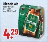 Alt Angebote von Diebels bei Trinkgut Lüdenscheid für 4,29 €