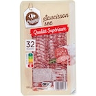 Saucisson sec tranché - CARREFOUR ORIGINAL - Carrefour Market Saucisson sec tranché - CARREFOUR ORIGINAL à 1,65 € dans le catalogue Carrefour Market