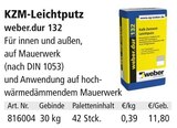 KZM-Leichtputz weber.dur 132 Angebote bei Holz Possling Berlin für 11,80 €