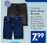 Denim-Sweat-Bermuda von UP2FASHION für 7,99 € bei ALDI SÜD im Angebot Denim-Sweat-Bermuda von UP2FASHION im aktuellen ALDI SÜD Prospekt