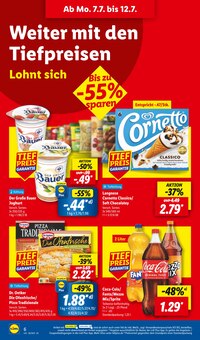 Cola im aktuellen Lidl Prospekt (Heilbronn) Cola im Lidl Prospekt "LIDL LOHNT SICH" mit 64 Seiten (Heilbronn)