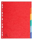 Intercalaires 6 positions A4 maxi Exacompta Carte lustré Véritable - Exacompta - Fnac à Aulnay-sous-Bois Intercalaires 6 positions A4 maxi Exacompta Carte lustré Véritable - Exacompta en promo chez Fnac Aulnay-sous-Bois à 2,10 €