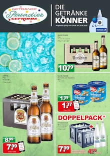 Mineralwasser im aktuellen Getränke Paradies Prospekt (Dortmund) Mineralwasser im Getränke Paradies Prospekt "DIE GETRÄNKEKÖNNER" mit 4 Seiten (Dortmund)
