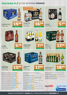 Krombacher im aktuellen Getränke A-Z Prospekt (Neubrandenburg) Krombacher im Getränke A-Z Prospekt "DIE GETRÄNKEKÖNNER" mit 4 Seiten (Neubrandenburg)