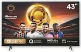 Téléviseur QLED 4K 43" - Hisense en promo à 299,00 € chez Super U Téléviseur QLED 4K 43" - Hisense dans le catalogue Super U