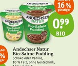 Bio-Sahne Pudding im Angebot bei tegut in Bietigheim-Bissingen Bio-Sahne Pudding Angebote von Andechser Natur bei tegut Bietigheim-Bissingen für 0,99 €