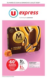 Promos Glace dans le catalogue "U Express" de U Express Glace en promo dans le catalogue U Express à la page 1