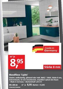 BAUHAUS Neuching - Wandfliese 'Lights' Wandfliese 'Lights' Angebot bei BAUHAUS Neuching im Prospekt Neueröffnung in Mönchengladbach
