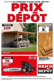 Promos Table Basse dans le catalogue "PRIX DÉPÔT" de Brico Dépôt Table Basse en promo dans le catalogue Brico Dépôt à la page 1