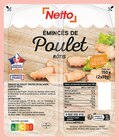 Émincés de poulet rôtis - NETTO - Netto Émincés de poulet rôtis - NETTO à 1,45 € dans le catalogue Netto