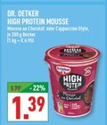 High Protein Mousse Mousse au Chocolat Angebote von Dr. Oetker bei Marktkauf Lemgo für 1,39 €