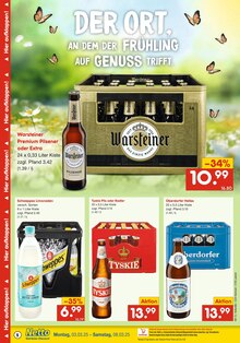 Bier im Netto Marken-Discount Prospekt "DER ORT, AN DEM DU IMMER AUSGEZEICHNETE PREISE FINDEST." mit 6 Seiten (Laatzen)