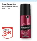 Deo im Angebot bei GLOBUS in Altenburg Deo Angebote von Bruno Banani bei GLOBUS Altenburg für 3,49 €