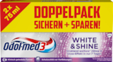 White & Shine Zahncreme von Odol-med3 für 3,69 € bei budni im Angebot White & Shine Zahncreme von Odol-med3 im aktuellen budni Prospekt
