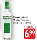 Vodka Angebote von Moskovskaya bei E center Pirmasens für 6,99 €