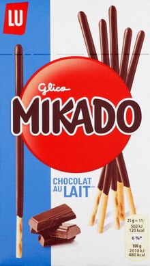Monoprix Bonneuil-sur-Marne - Mikado chocolat au lait Promo Mikado chocolat au lait dans le catalogue Monoprix "Eh ben ça promo" à Bonneuil-sur-Marne