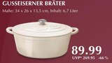 GUSSEISERNER BRÄTER im V-Markt Prospekt GUSSEISERNER BRÄTER von Käfer im aktuellen V-Markt Prospekt für 89,99 €