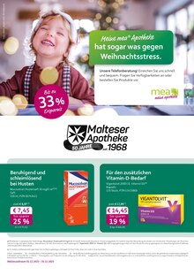 mea - meine apotheke Prospekt der Woche "Unsere Dezember-Angebote" Seite 1, 01.12.2023 bis 31.12.2023 für Bergisch Gladbach Aktueller mea - meine apotheke Prospekt "Unsere Dezember-Angebote" Seite 1 von 4 Seiten für Bergisch Gladbach