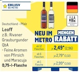 Rivaner Grauburgunder QbA von Leoff für 2,96 € bei METRO im Angebot Rivaner Grauburgunder QbA von Leoff im aktuellen METRO Prospekt