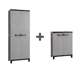 Lot de 2 armoires modulables basse et haute 65x37 cm rangement ajustable à Brico Dépôt dans Béchy