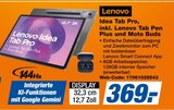 expert Beckum - Idea Tab Pro, inkl. Lenovo Tab Pen Plus und Moto Buds Angebot im Prospekt Idea Tab Pro, inkl. Lenovo Tab Pen Plus und Moto Buds bei expert im Beckum Prospekt für 369,00 €