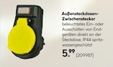 Außensteckdosen-Zwischenstecker Angebot im Hellweg Prospekt Außensteckdosen-Zwischenstecker im Hellweg Prospekt zum Preis von 5,99 €