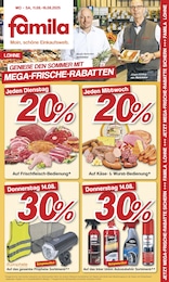 famila Nordwest Prospekt: "Markt - Angebote", 2 Seiten, 11.08.2025 - 16.08.2025