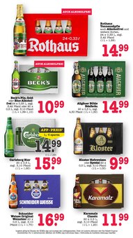 Becks im aktuellen E center Prospekt (Mannheim) Becks im E center Prospekt "Aktuelle Angebote" mit 69 Seiten (Mannheim)