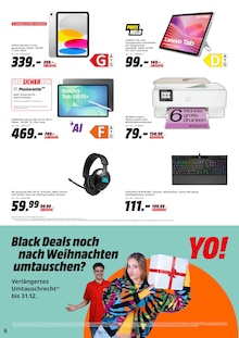 14 Zoll Laptop Angebot im MediaMarkt Saturn Prospekt, gültig von 28.10.2025 bis 13.11.2025 14 Zoll Laptop Angebot im aktuellen MediaMarkt Saturn Prospekt auf Seite 6