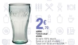 Verre ''Coca-Cola'' en promo chez E.Leclerc Boulogne-Billancourt à 2,70 €
