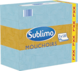 Lot de 3 boîtes de mouchoirs - SUBLIMO dans le catalogue Aldi