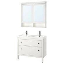 IKEA Lahnau - Badeinrichtung 5-tlg. weiß/VOXNAN Mischbatterie Badeinrichtung 5-tlg. weiß/VOXNAN Mischbatterie Angebot bei IKEA Lahnau im Prospekt Neuheiten bei Ikea