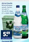 Aktuelle Mineralwasser Angebote bei Getränkewelt in Duisburg Aktuelles Mineralwasser Angebot bei Getränkewelt in Duisburg ab 5,49 €