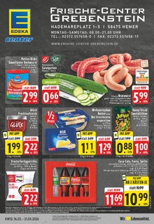 Coca Cola im E center Prospekt "Aktuelle Angebote" mit 28 Seiten (Hemer)