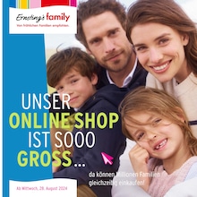 Aktueller Ernstings family Prospekt, "UNSER ONLINE SHOP IST SOOO GROSS", mit Angeboten der Woche, gültig von 28.08.2024 bis 28.08.2024