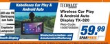 Wireless Car Play & Android Auto Display TX-320 Angebote von Technaxx Germany bei expert Gröblinghoff Euskirchen für 59,99 €
