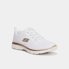 Promo Baskets running Skechers Pure Genius blanc femme à 49,99 € dans le catalogue La Halle à Paris