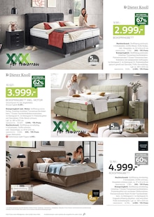 Boxspringbett im XXXLutz Möbelhäuser Prospekt "First-Class-Wohnen zum Last-Minute-Preis" mit 24 Seiten (Dortmund)