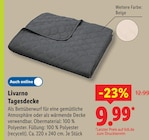 Tagesdecke von Livarno im aktuellen Lidl Prospekt für 9,99 €