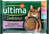 Pâtée pour chat stérilisé à la volaille et aux poissons - ULTIMA en promo chez Intermarché Super Pâtée pour chat stérilisé à la volaille et aux poissons - ULTIMA dans le catalogue Intermarché Super