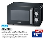 Mikrowelle mit Grillfunktion im Angebot bei ALDI Nord in Cottbus Mikrowelle mit Grillfunktion Angebote von SEVERIN bei ALDI Nord Cottbus für 79,99 €